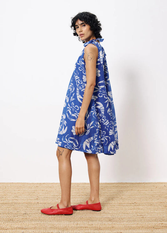 homard printed isola mini dress