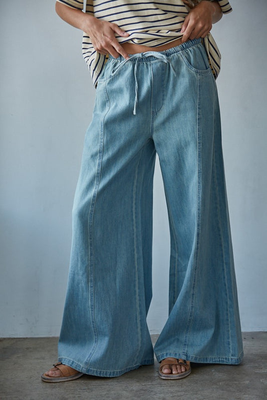 jude wide leg pants-denim