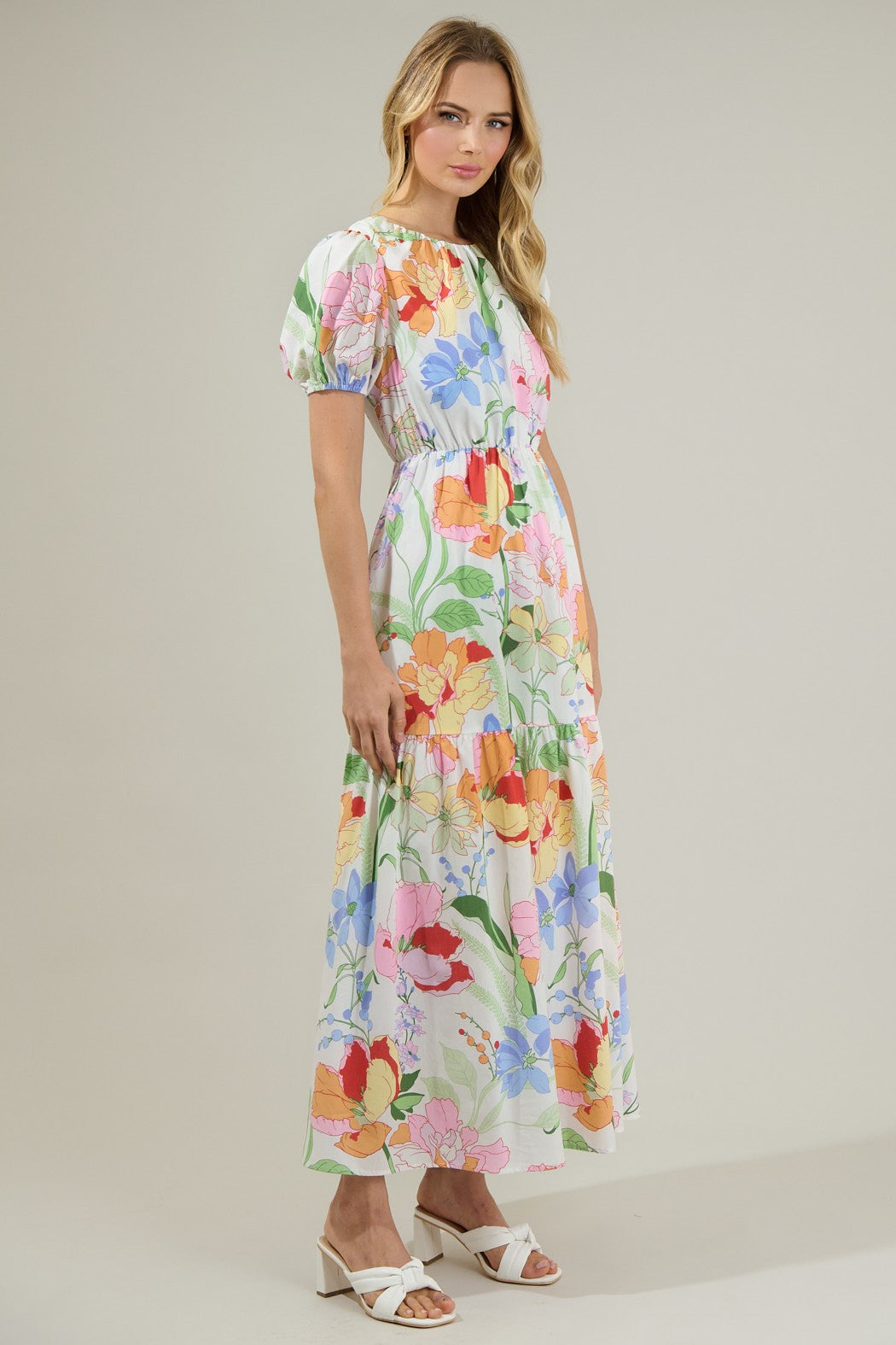 juliet floral maxi dress