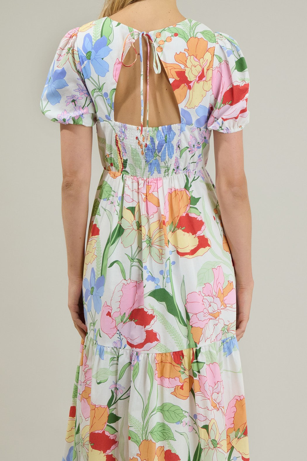 juliet floral maxi dress