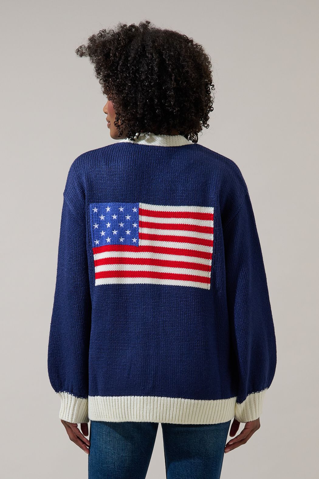 julius american flag cardigan