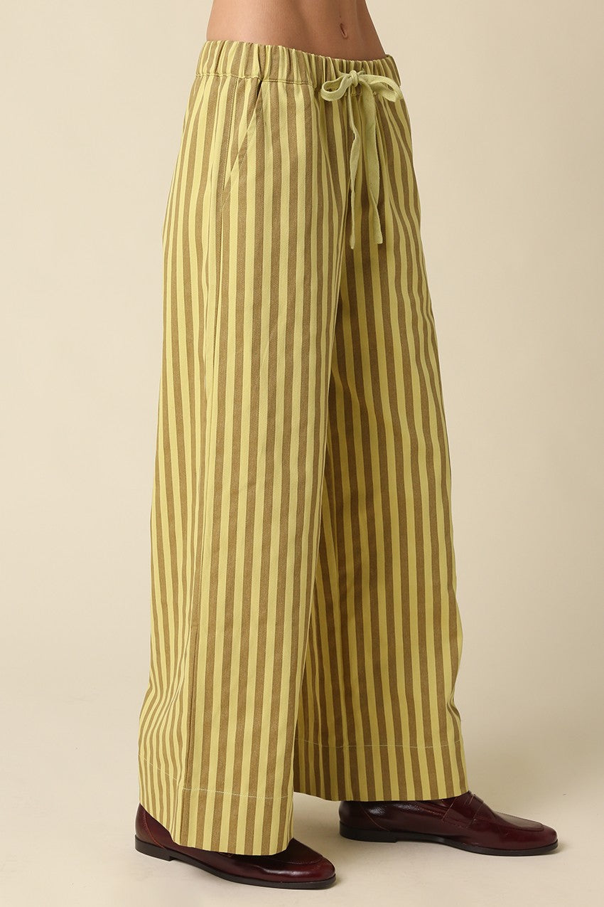 kenny stripe wide leg pants