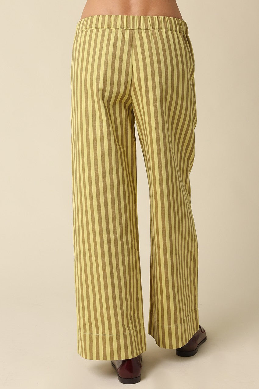 kenny stripe wide leg pants
