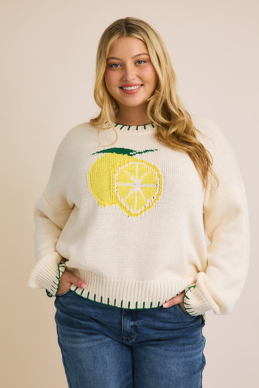 lemon sweater-curvy