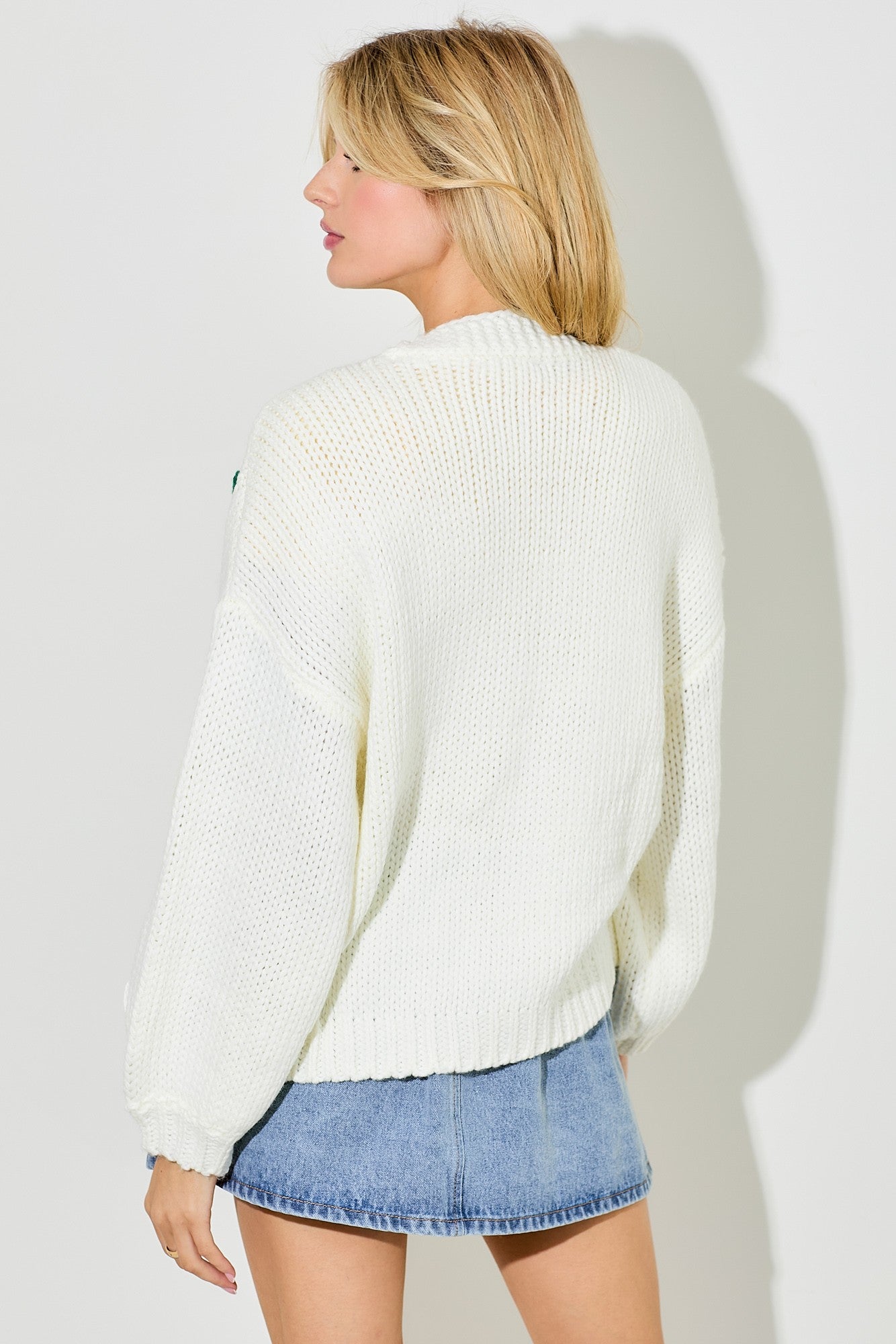 lemon sweater cardigan