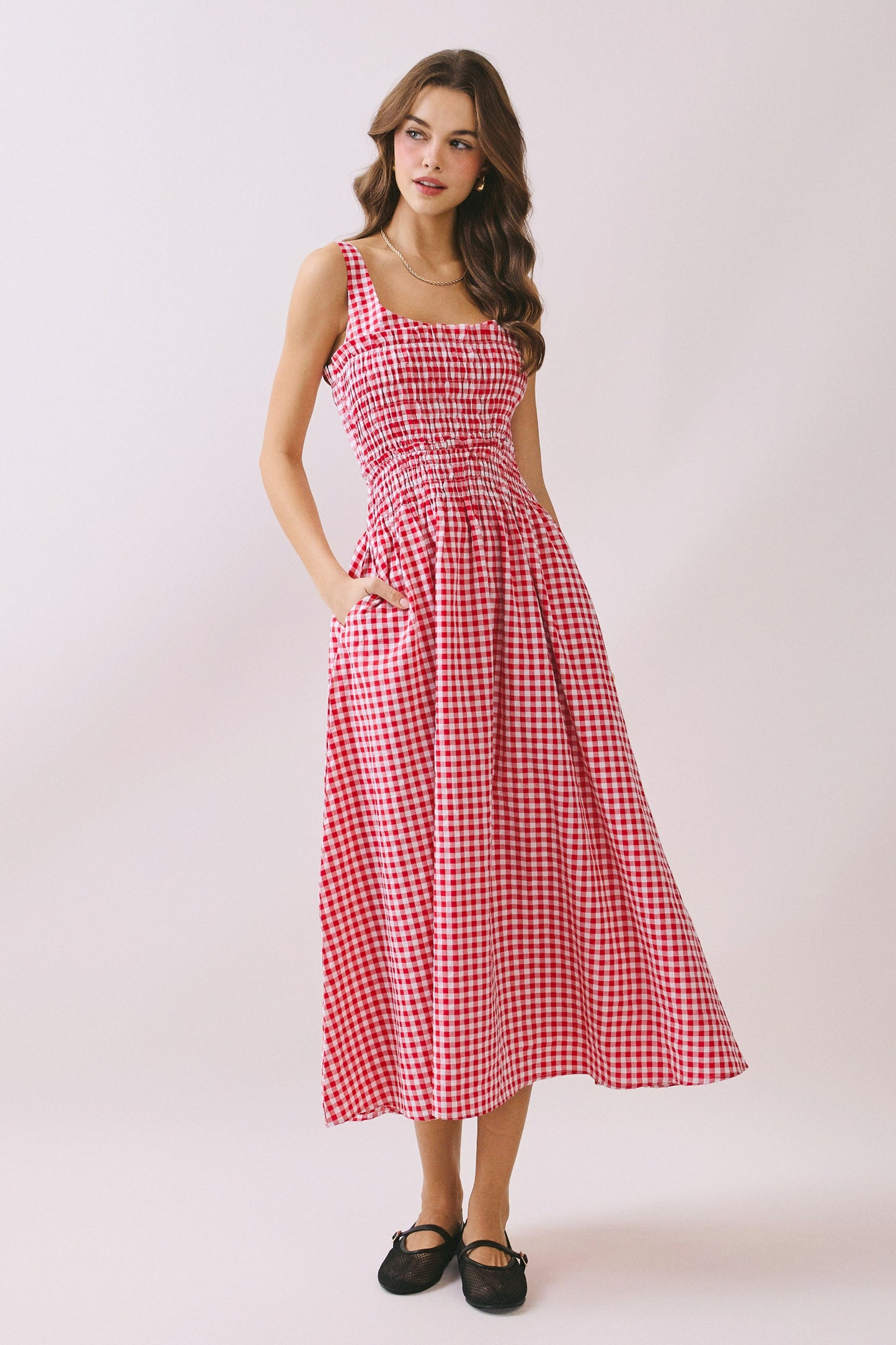 lovely day midi dress