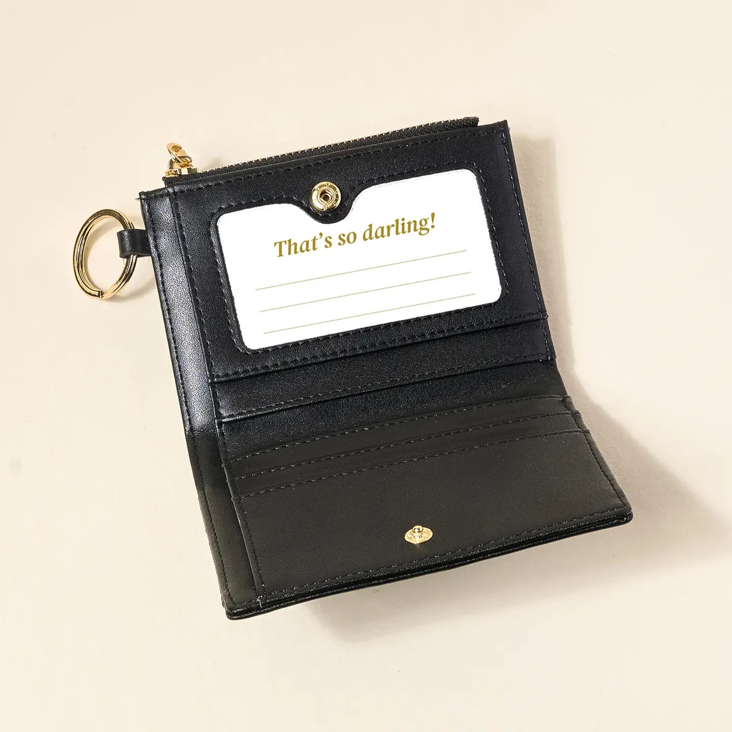 luxe pocket wallet-black