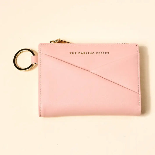luxe pocket wallet-blush