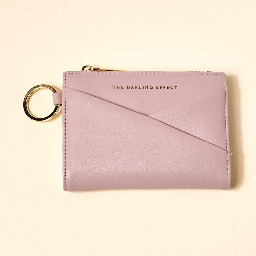 luxe pocket wallet-lavender