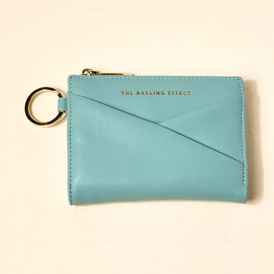 luxe pocket wallet-misty blue