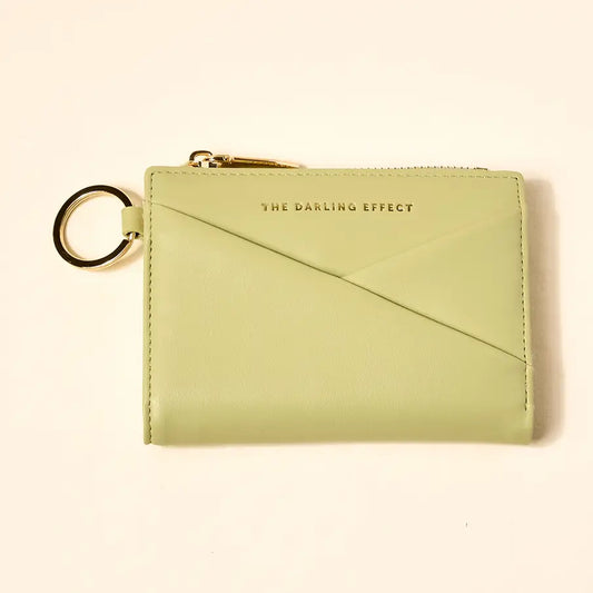 luxe pocket wallet-sage