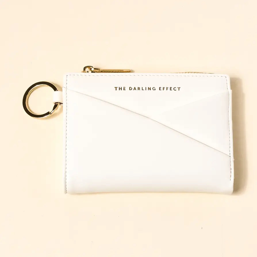 luxe pocket wallet-white