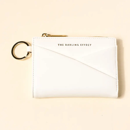 luxe pocket wallet-white