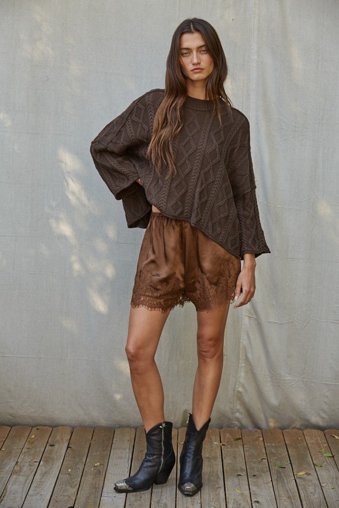 maisy lace shorts