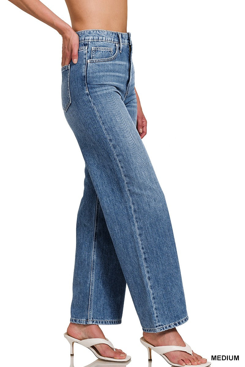 make waves straight denim