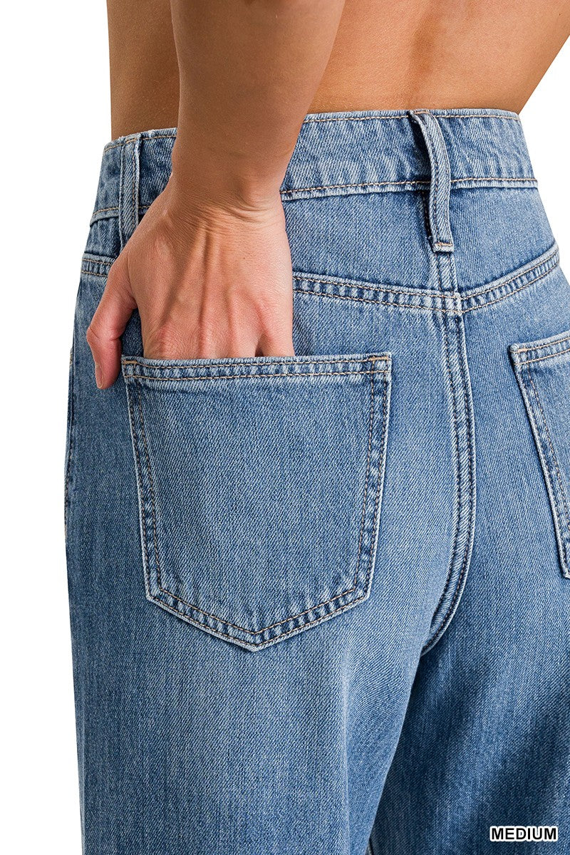 make waves straight denim