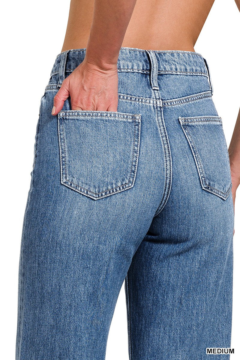 make waves straight denim