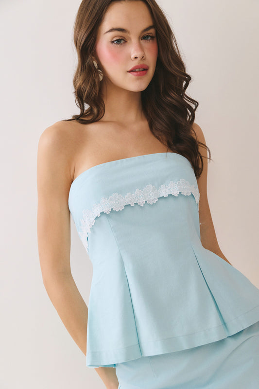 marissa peplum top