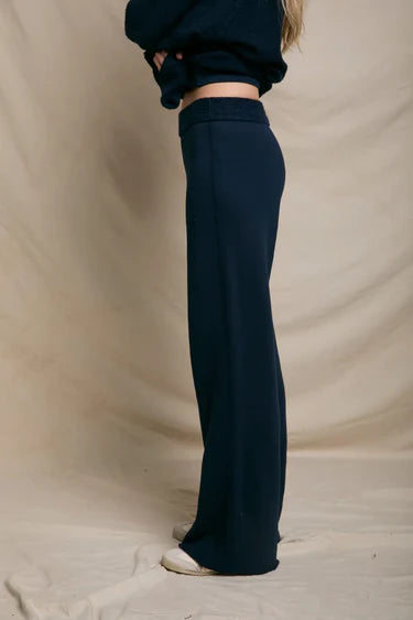 marley fleece pant-navy
