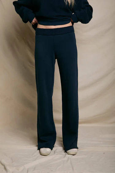 marley fleece pant-navy