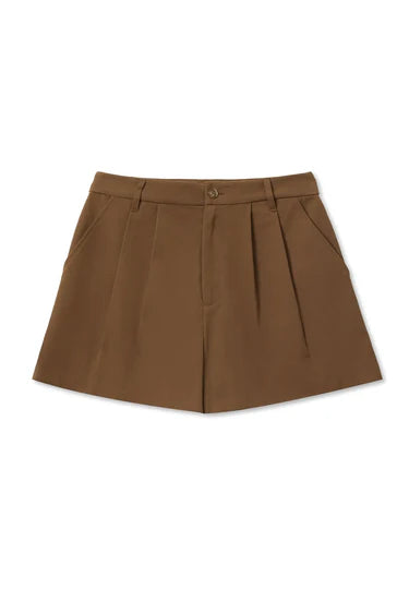 mei cotton twill shorts