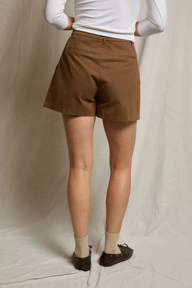 mei cotton twill shorts