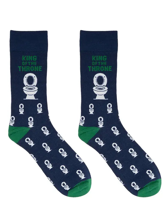 men's bamboo socks-king of the throne