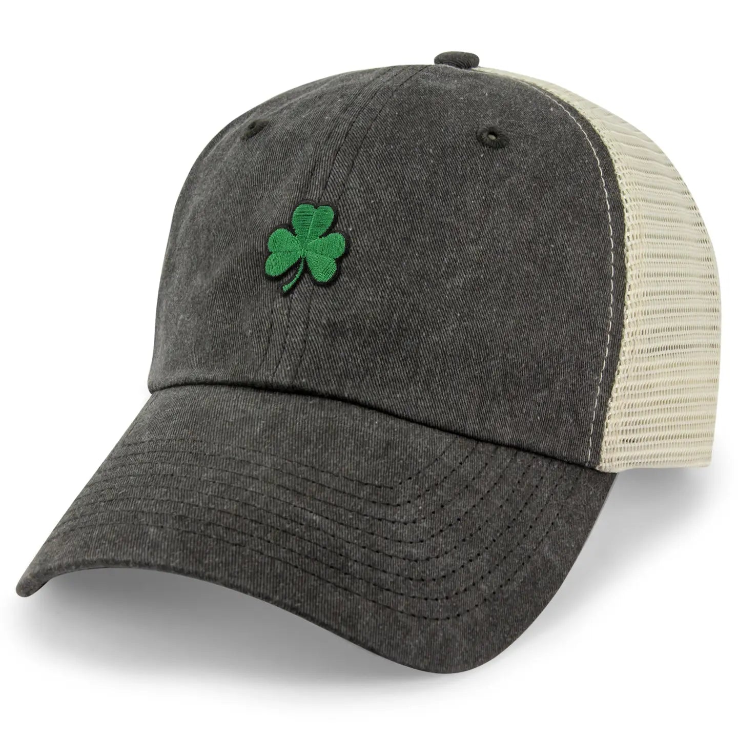 mini shamrock trucker hat