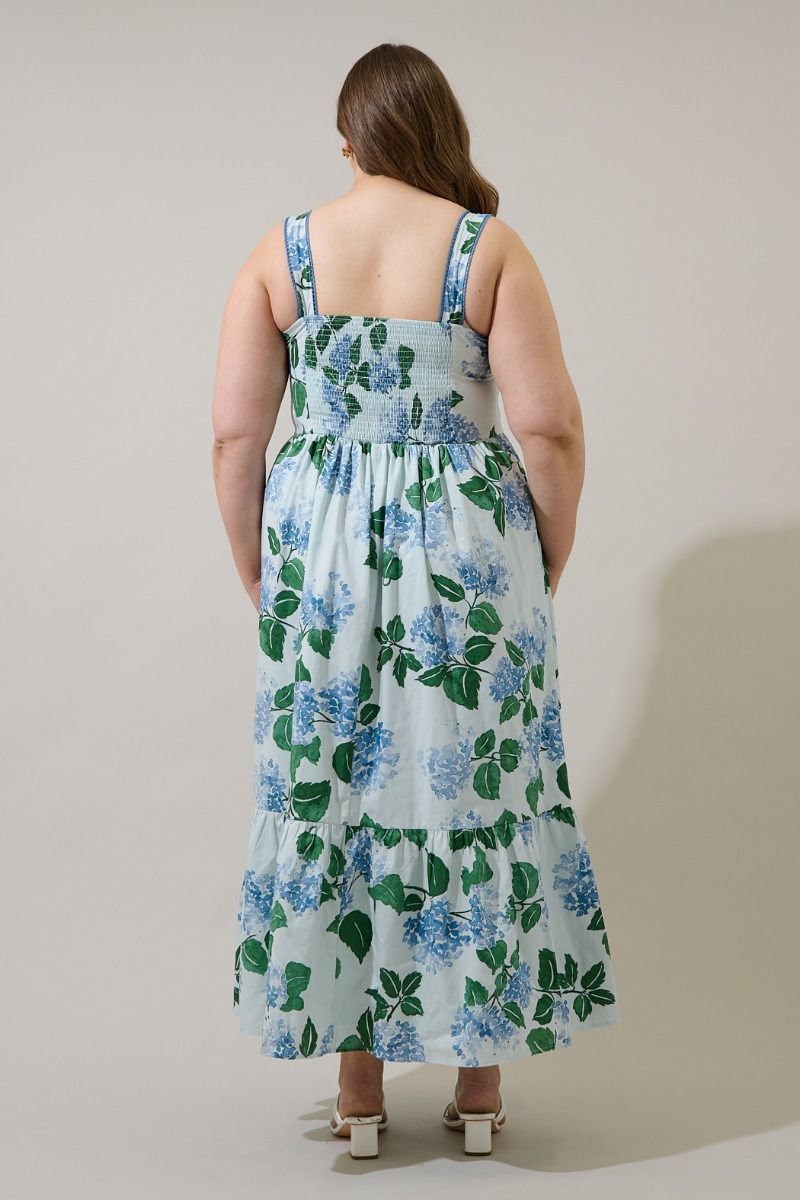 mirla floral maxi dress-curvy