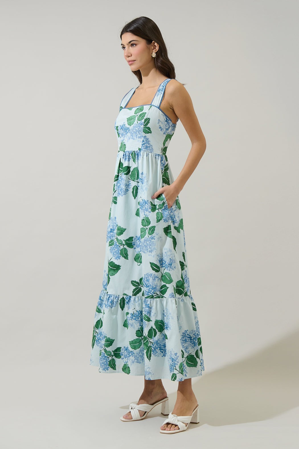 mirla hydrangea dress