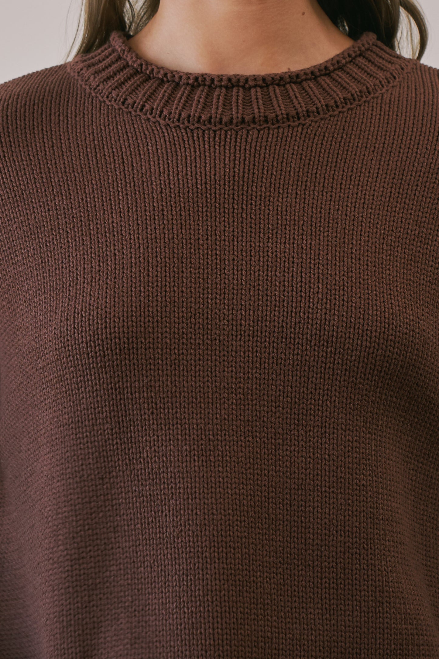montana stripe rolled neck sweater