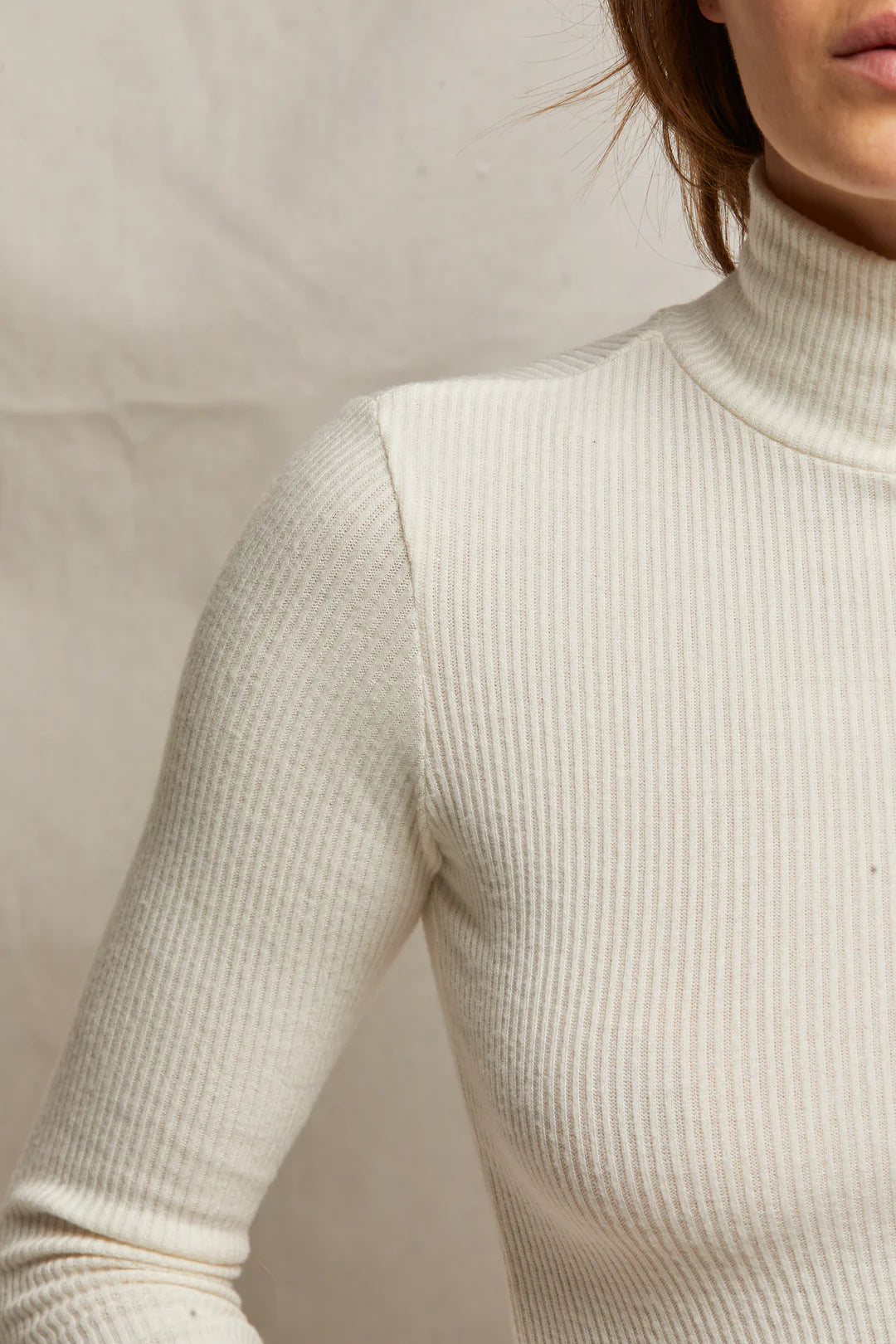 noelle sweater rib turtleneck