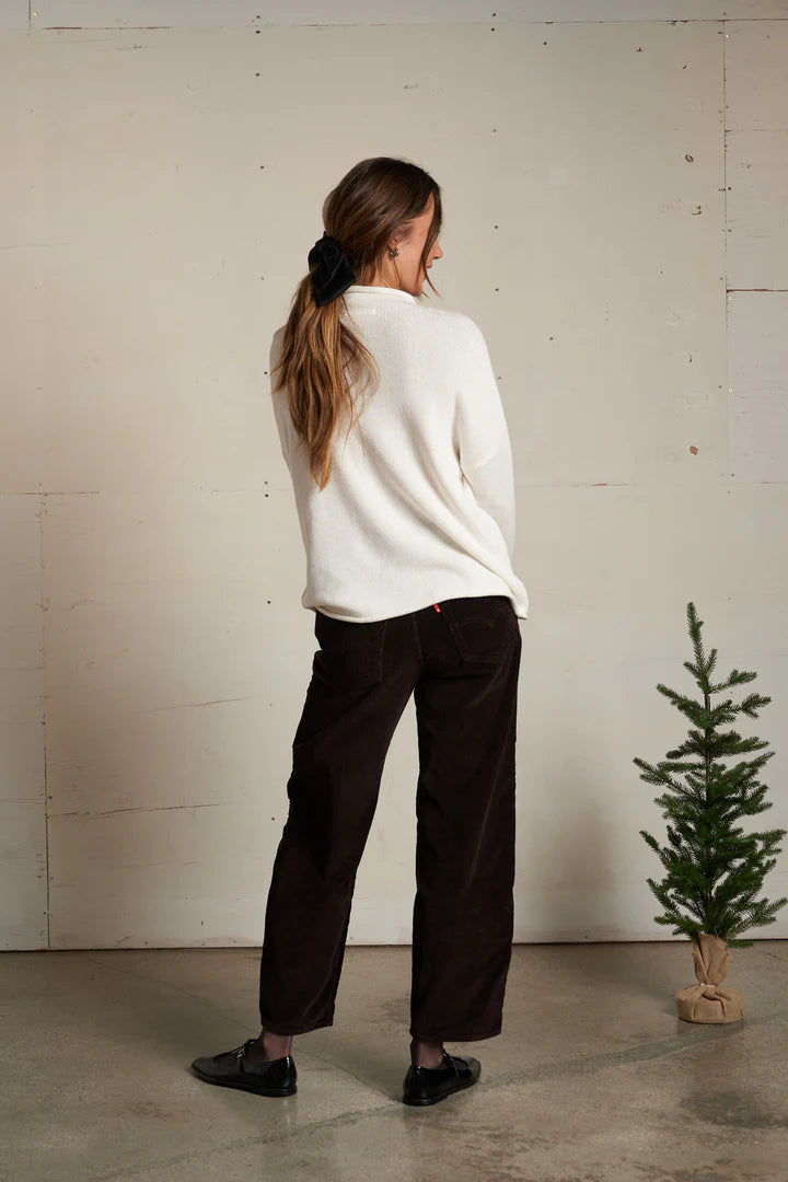 Nova Cotton Mockneck Sweater