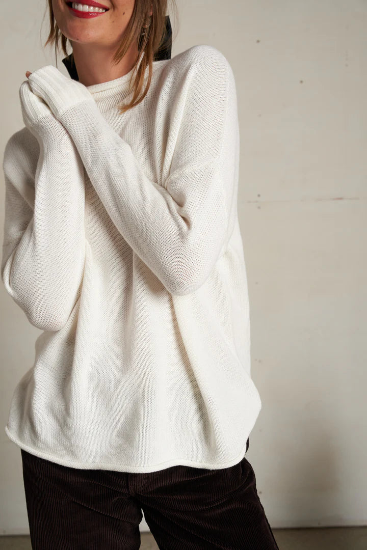 Nova Cotton Mockneck Sweater