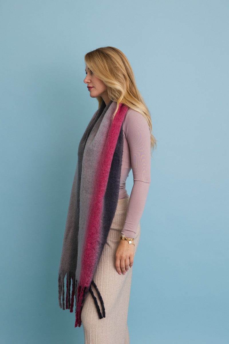 ombre luxe blanket scarf