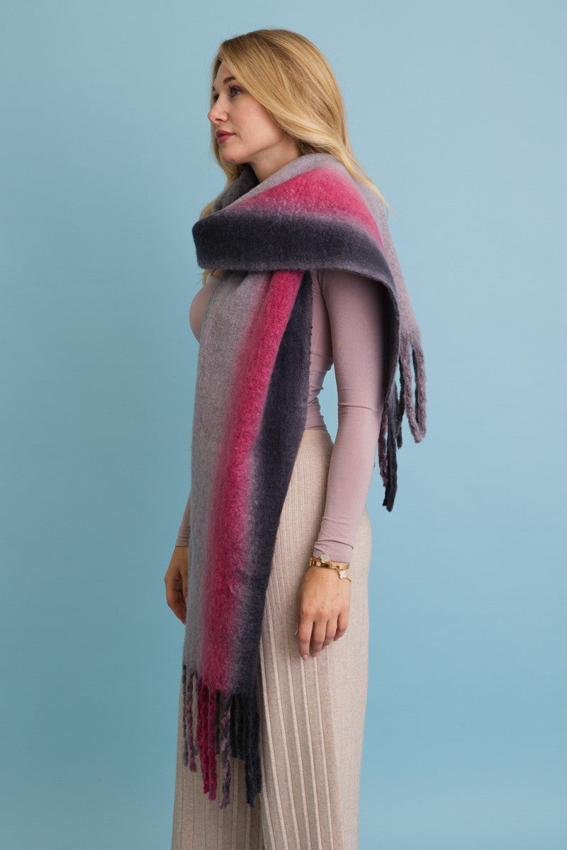 ombre luxe blanket scarf