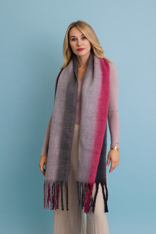 ombre luxe blanket scarf