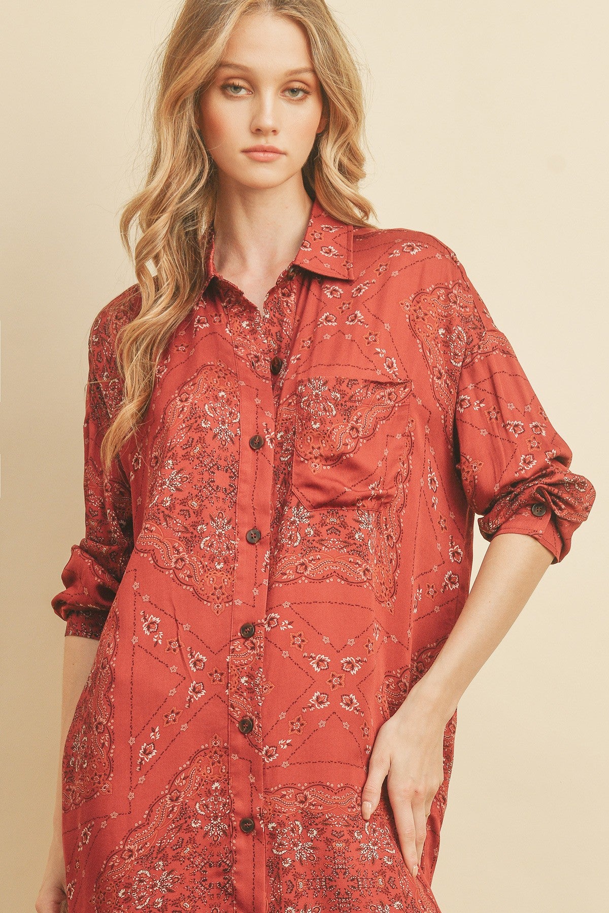 only exception mini shirt dress