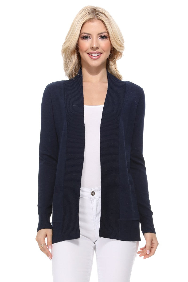 open front cardigan
