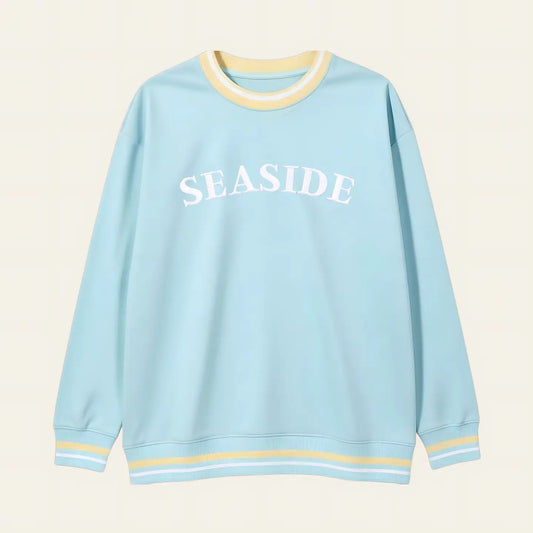 oversized crew-seaside