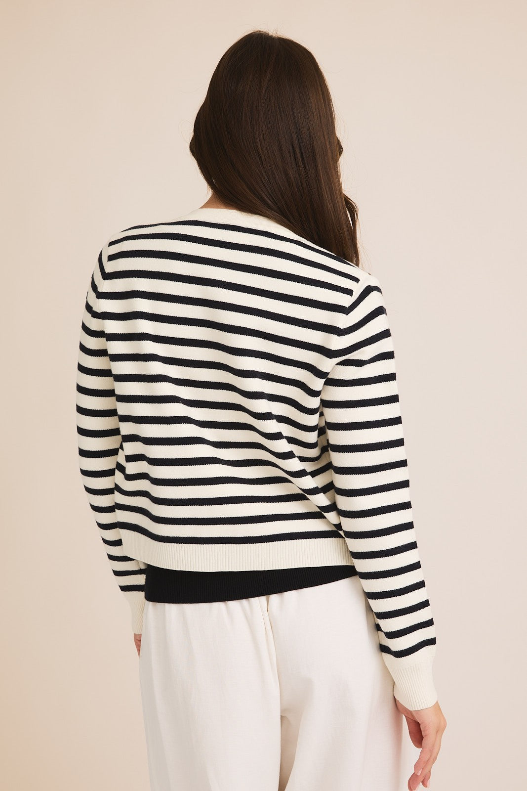 paris stroll stripe cardi