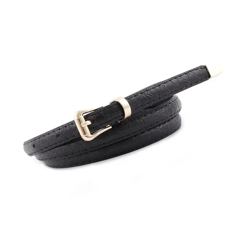 patterned slim belt