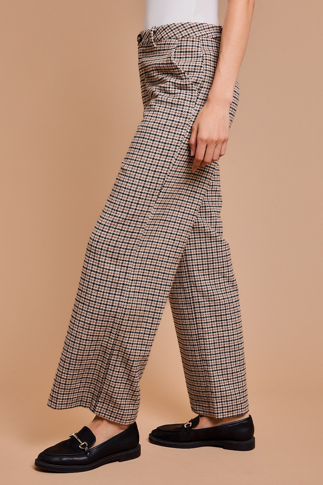 petra plaid trouser