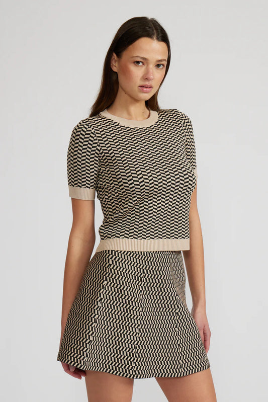 Pip knit skirt