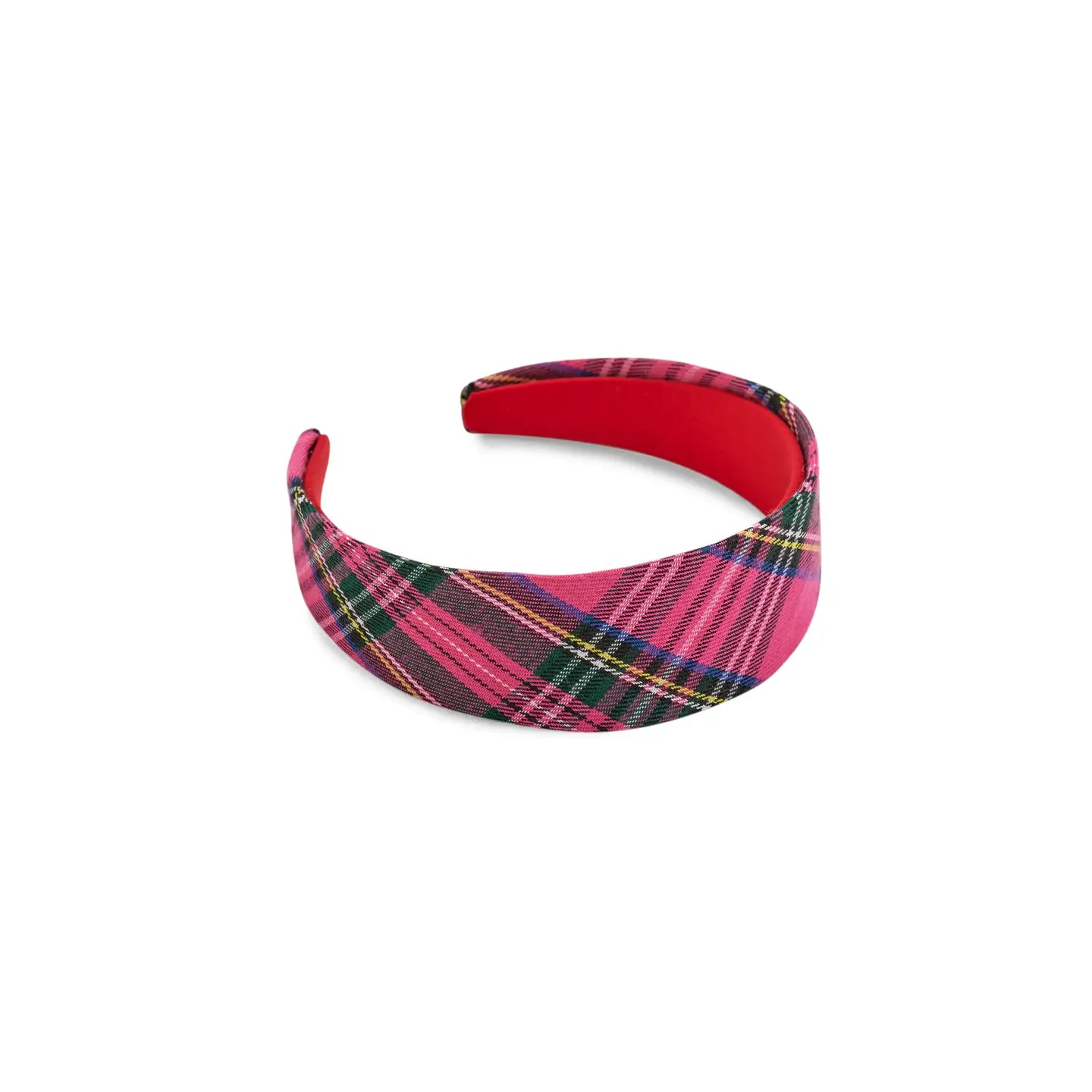 plaid wide headband