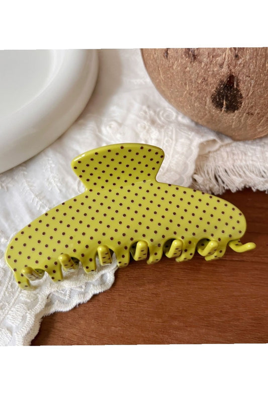 polka dot hair clip