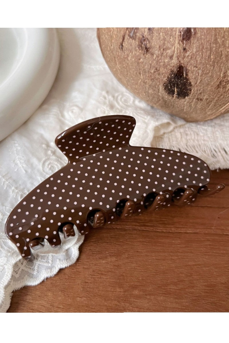 polka dot hair clip