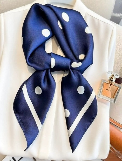 polka dot square scarf-large dots