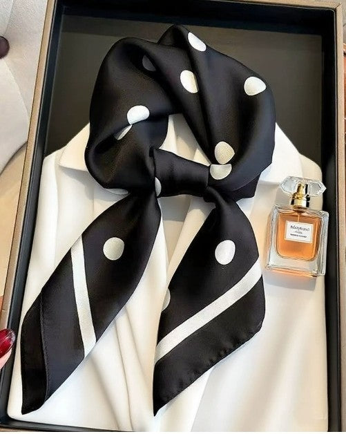 polka dot square scarf-large dots