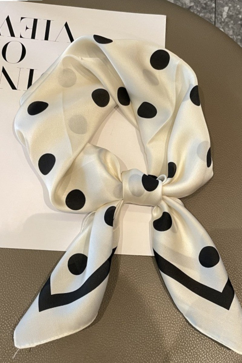 polka dot square scarf-large dots